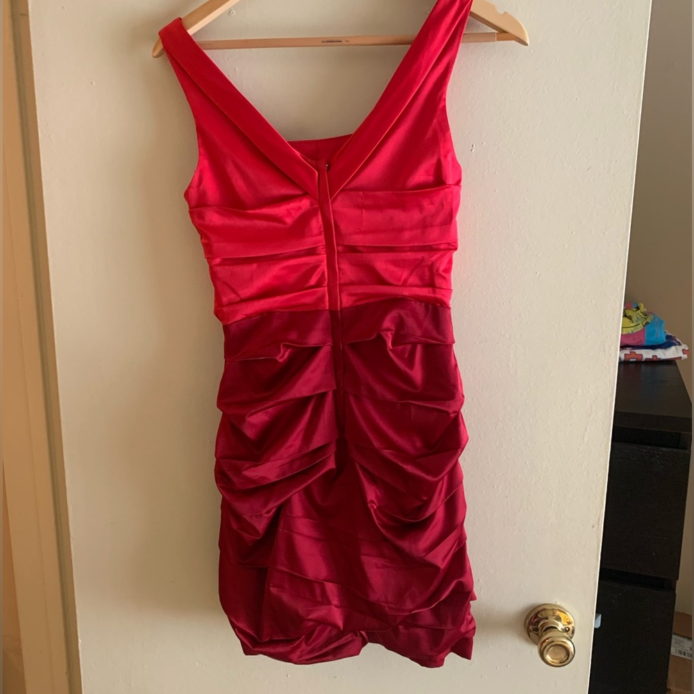 Express Rouched Two Tone Dress - Picture 2 of 4